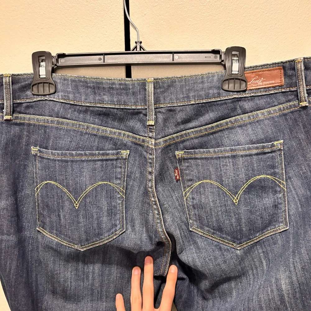 Levi’s Bold Curve Revel Skinny Jeans 31 Dark Wash Curvy Fit Stretch Denim